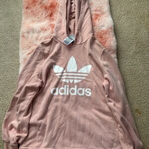 Adidas Pink Hoodie Sweater